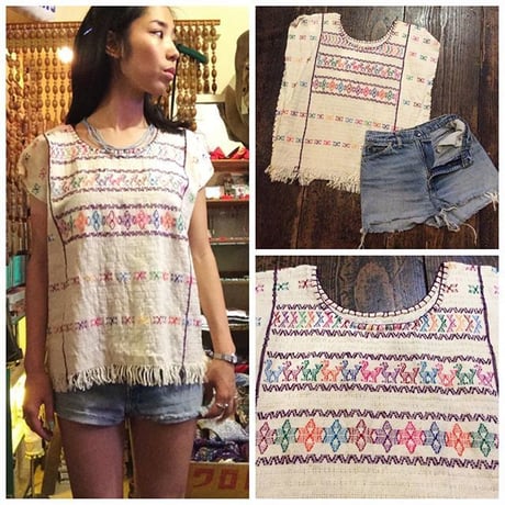 [USED] 刺繍TOPS