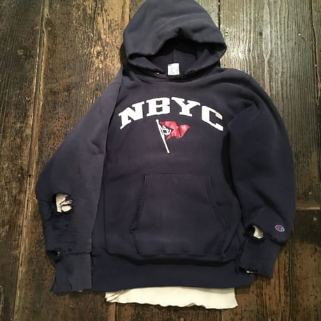[USED] 90's リバース ダメージパーカー
