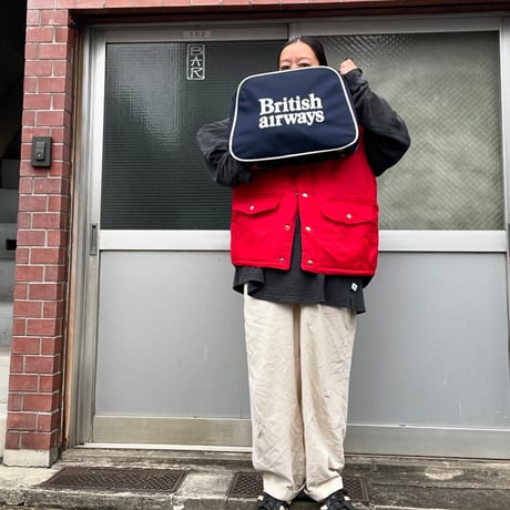 [USED] 70's British airways エアライン BAG