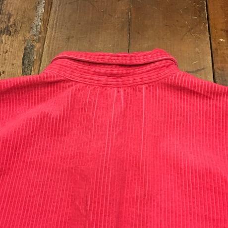 [USED] RED 太畝コーデュロイシャツ