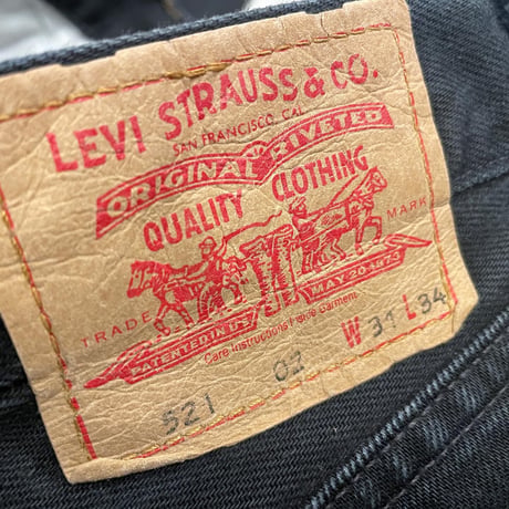 [USED] Euro Levis 521 Black W31 L30