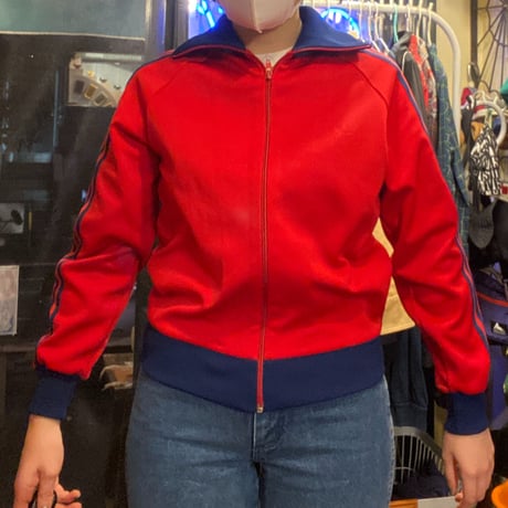 [USED] 80's vintage❤️💙adidas トラックJKT