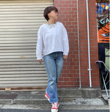 [USED]   White💕Vintage Sweat