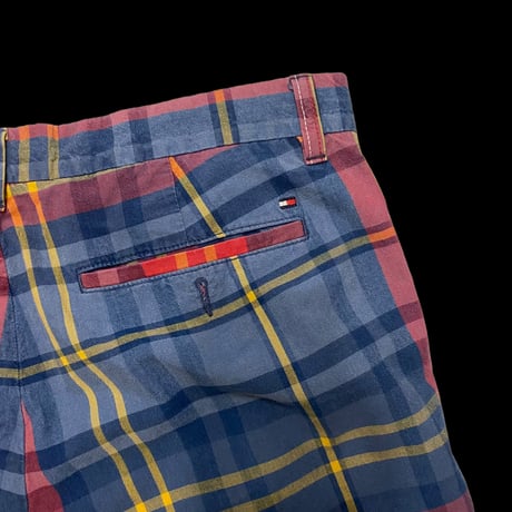 [USED]Tommy Hilfiger チェックshorts w33