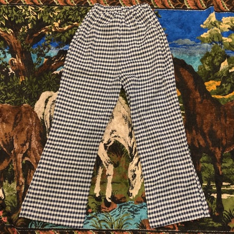 [USED] 70's  Euroフレア PANTS / 千鳥格子