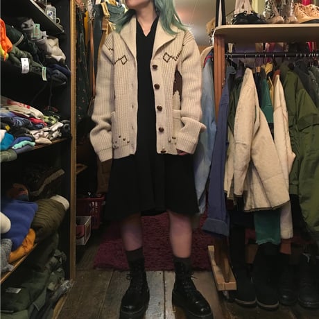 [USED] CUTE HORSE♡70's カウチンニット