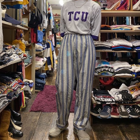 [USED] VINTAGE ストライプパジャマPANTS♡