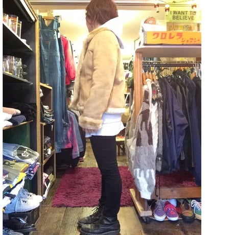 [USED] フェイクムートンShortコート