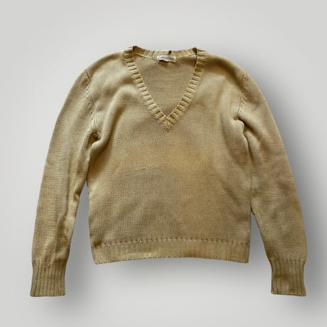 [USED]Cavin Klein cottonショート丈ニット