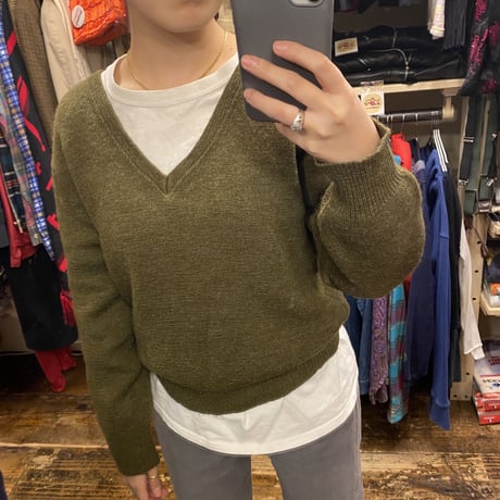 [USED]60'sVintage HollandMilitary KNIT