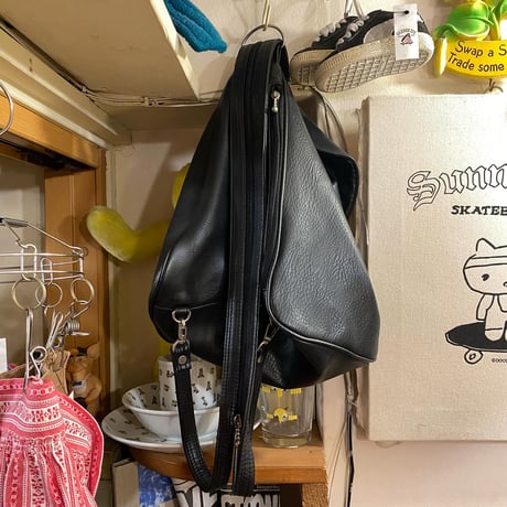 [USED] 3way ¿? leather bag