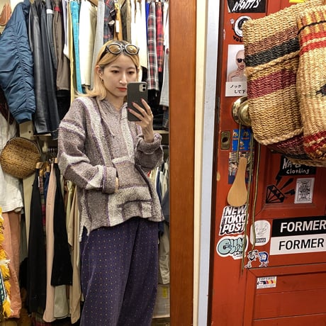 [USED] LAVENDER メキシカン PARKA💜