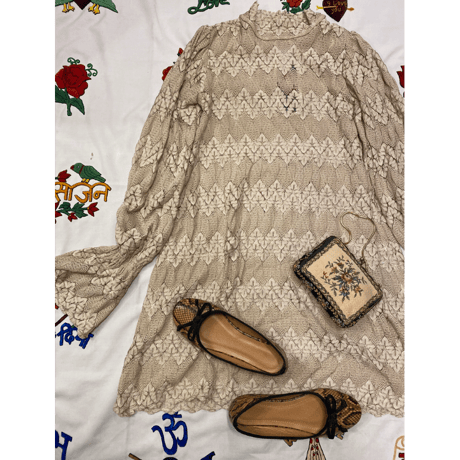 [USED] ヌーディーレースワンピ♡