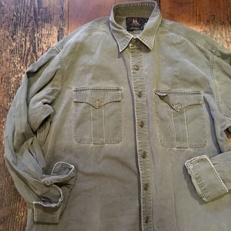[USED] RRL /ダブルアールエル COTTON シャツ