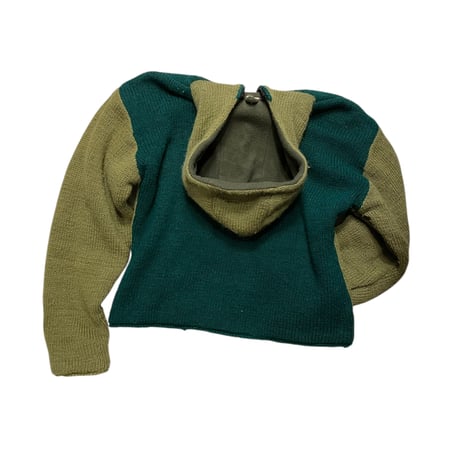 [USED]Green knit outer♻️♥️