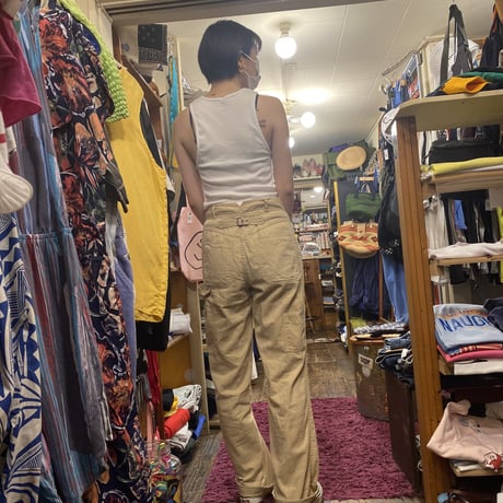 [USED] vintage シンチバック PAINTER PANTS