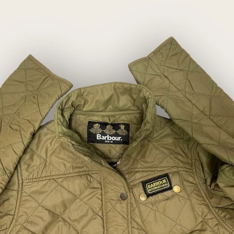 [USED]”Barbour" INTERNATIONAL QUILT KHAKI-14