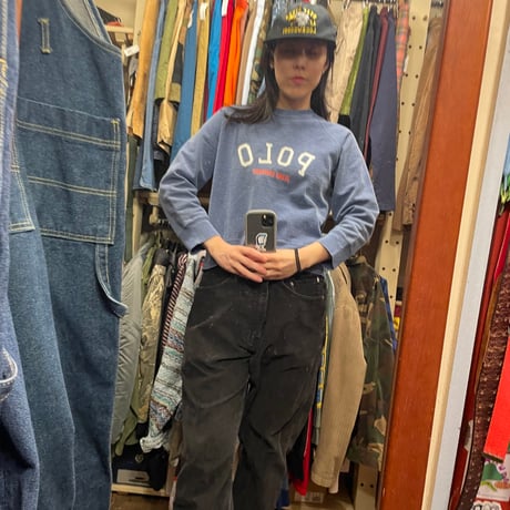 [USED] POLO JEANS ラグラン mini sweat