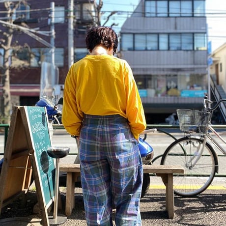 [USED] vintage ロンTee  YELLOW