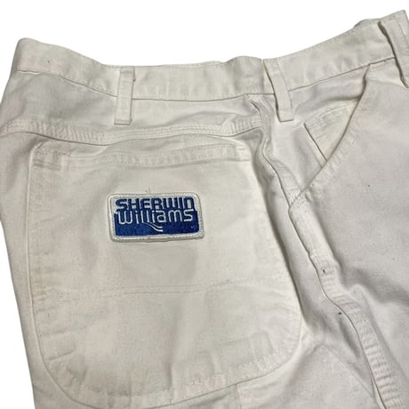 [USED] "Dickies"ホワイトハーフパンツ（W33）