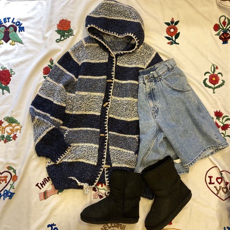 [USED] LONG ニット PARKA