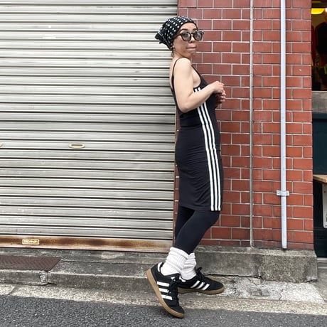 [USED] adidas3本ラインキャミワンピース ♡