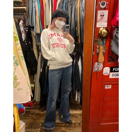 [USED] 80's Champion 染み込みプリントPARKA❣️