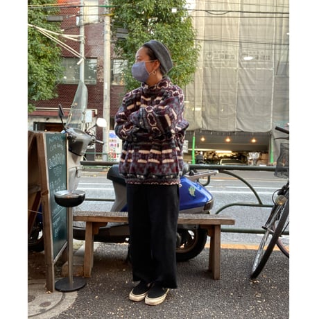 [USED] 柄フリース P/O JKT