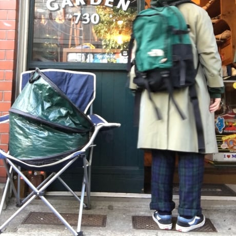 [USED] チェック WOOL パンツ