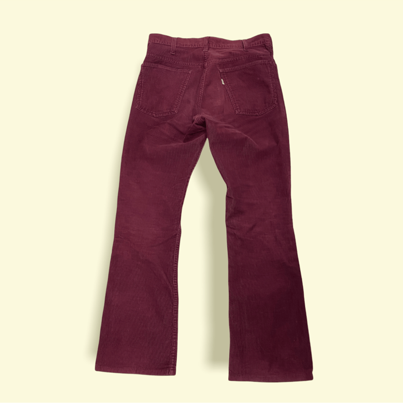 11747391 Levi's コーデュロイパンツ 90s ベルギー製 Levi'sリーバイス フレア コーデュロイパンツ 黒