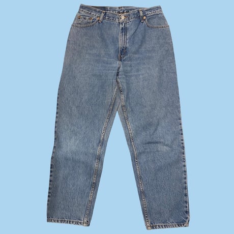 [USED] Levis 550 RELAXED FIT TAPERED LEG  (Ice Blue color）