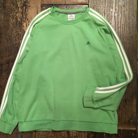 [USED] adidas 鮮やかYellowグリーン SWEAT