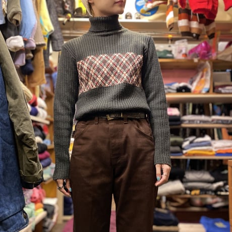 [USED] アーガイルタートルKNIT♦️