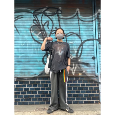[USED] '08 adidas トラック パンツ GREY 40×25inch
