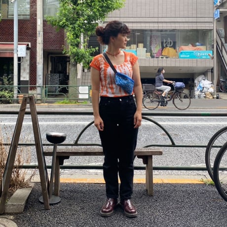 [USED] CROPPED TIE-DYE Tee🧡