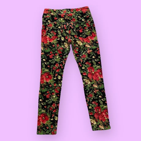 [USED]花柄コーデュロイpants
