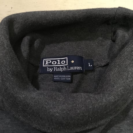 [USED] Ralph Lauren ハイネック ロンTee  L-size