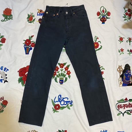 [USED] EURO Levi's 501 BLACK！