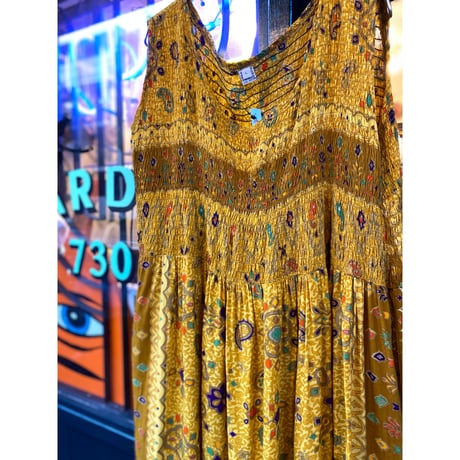 [USED] イエロー夏ワンピース