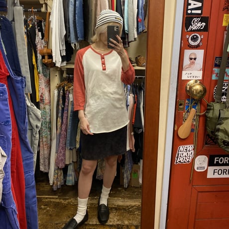 [USED] ヘンリーネックラグランTee♡