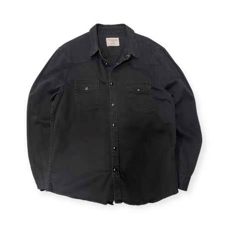 [USED] BLACK ウエスタンシャツ