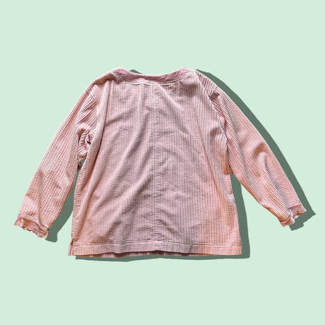[USED] PINK♡ベロアコーデュロイトップス