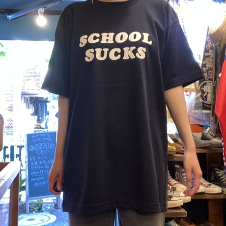 [Naughty] FUCK WORK / SCHOOL SUCKS S/S Tee  -for mens-