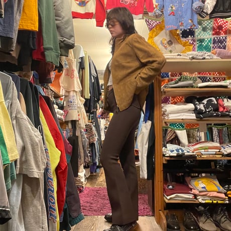 [USED] BROWN ブーツカットPT