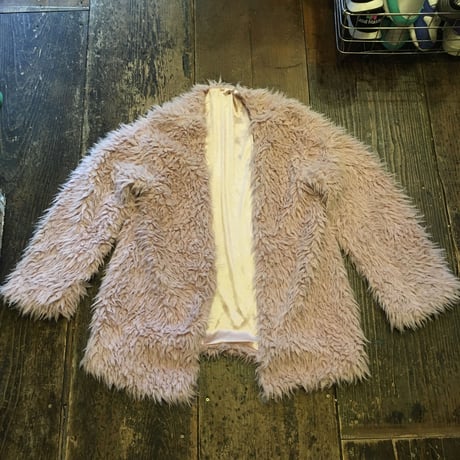 [USED] あわ〜いPINKフェイクファーJKT