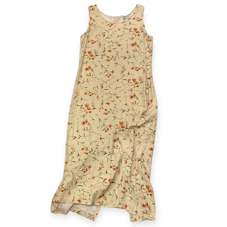 [USED] HONGKONG made 和花柄OP