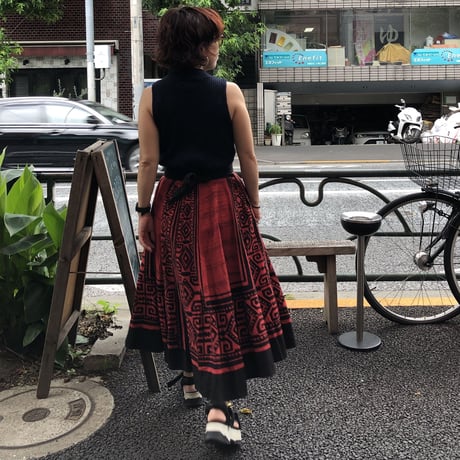 [USED] Made in MEXICOプリントフレアスカート