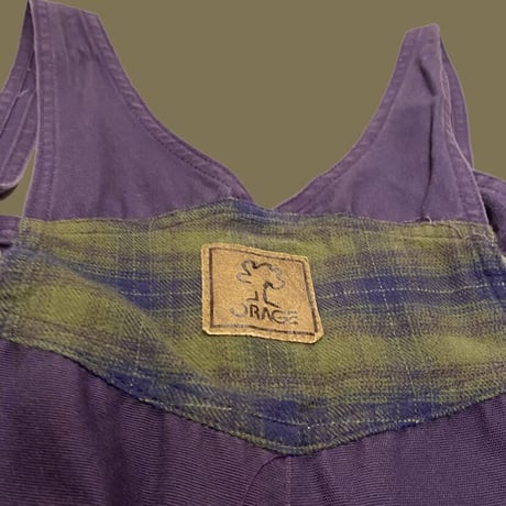 [USED] パッチワーク🍇オーバーオール