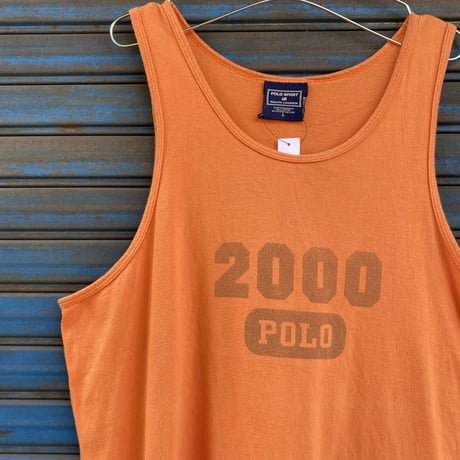 [USED] OLD "POLO SPORT"タンクトップ orange