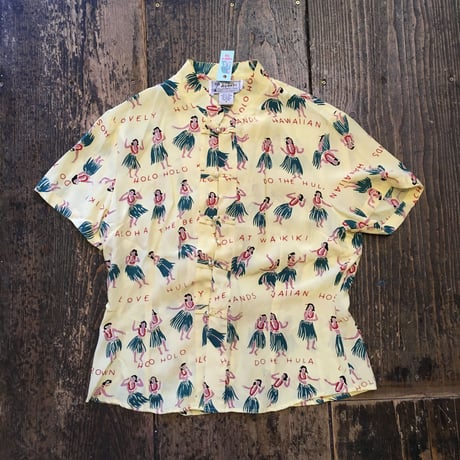 [USED] アロハ柄チャイナシャツ！